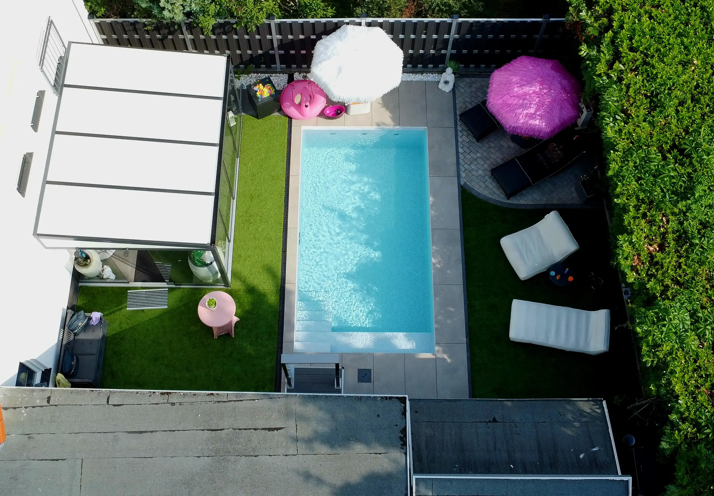 Neubau gemauertes Becken